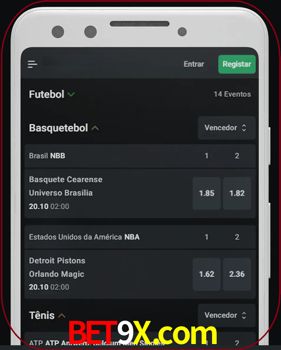 Aposte e assista aos esportes em formato ao vivo.